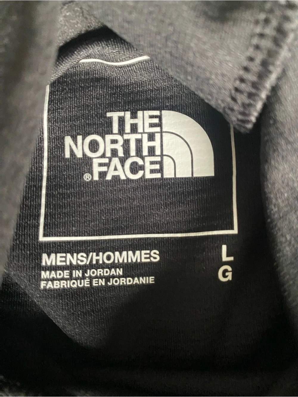 The North Face Black Hooded Pullover Sz L